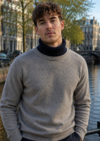 Zwarte losse col