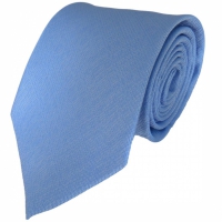 Lichtblauwe XL stropdas - katoen