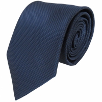 Donkerblauwe XL stropdas