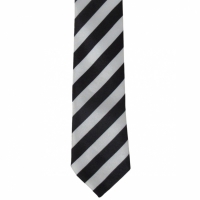 Skinny stropdas met brede strepen - 5cm