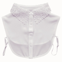 Offwhite dameskraagje met kant